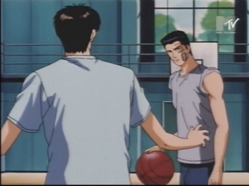 Otaku Gallery  / Anime e Manga / Slam Dunk / Screen Shots / Episodi / 028 - Inizia il torneo interscolastico / 027.jpg